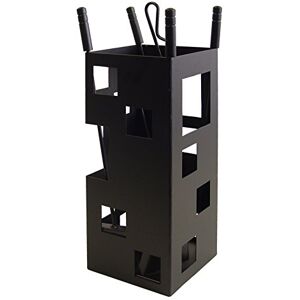 EL ZORRO Imex 10004 Square-Shaped Fireplace Set (50 x 20 x 20 cm) with Tools Black EL ZORRO Imex 10004 Square-Shaped Fireplace Set (50 x 20 x 20 cm) with Tools Black
