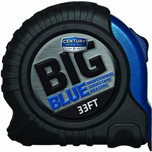 Century Drill & Tool 72833 Big Blue Tape Measure, 33-Foot Century Drill & Tool 72833 Big Blue Tape Measure, 33-Foot