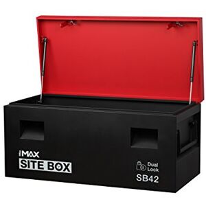 Hilka Tools SB42 Site Storage Box, Red/Black, 42-Inch Hilka Tools SB42 Site Storage Box, Red/Black, 42-Inch