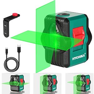 HYCHIKA BETTER TOOLS FOR BETTER LIFE HYCHIKA Green Laser Level, 45M Lazer Levels Self Leveling, Switchable Horizontal/Vertical/Cross line, IP54 Rechargeable Outdoor Laser Level with 360°Magnetic Bracket,USB Charging Cord HYCHIKA BETTER TOOLS FOR BETTER LIFE HYCHIKA Green Laser Level, 45M Lazer Levels Self Leveling, Switchable Horizontal/Vertical/Cross line, IP54 Rechargeable Outdoor Laser Level with 360°Magnetic Bracket,USB Charging Cord