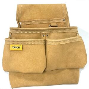Rolson 68529 Single Leather Tool Organiser Pouch-Size Large, Brown Rolson 68529 Single Leather Tool Organiser Pouch-Size Large, Brown