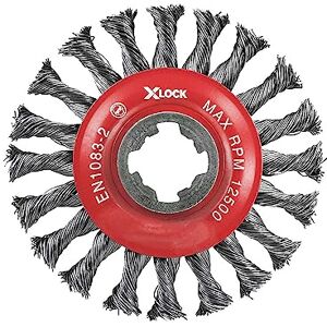 Faithfull X-LOCK Conical Wire Brush 115 x 12mm Faithfull X-LOCK Conical Wire Brush 115 x 12mm