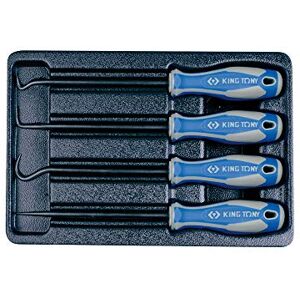 KING TONY 9-30904AY Ways Hose and Pick Set For Trolley, 4 Pieces KING TONY 9-30904AY Ways Hose and Pick Set For Trolley, 4 Pieces