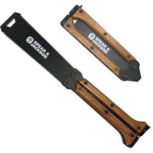 Jackson 4976KEW Kew Gardens Collection 6" Folding Garden Butterfly Saw Japanese Style Double-Sided Pruning Pull Saw for Live, Fibrous & Dead Wood Jackson 4976KEW Kew Gardens Collection 6" Folding Garden Butterfly Saw Japanese Style Double-Sided Pruning Pull Saw for Live, Fibrous & Dead Wood