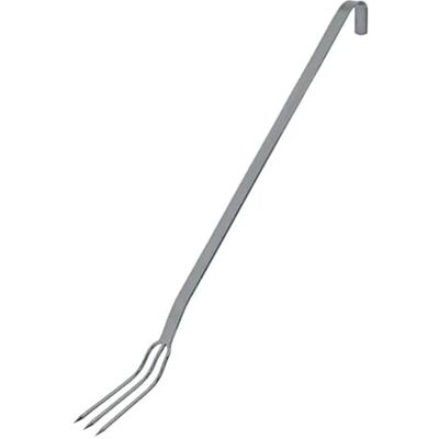 Schneider Meat Fork - Stainless Steel, Silver, 3 Prongs - Meat Fork Schneider Meat Fork - Stainless Steel, Silver, 3 Prongs - Meat Fork