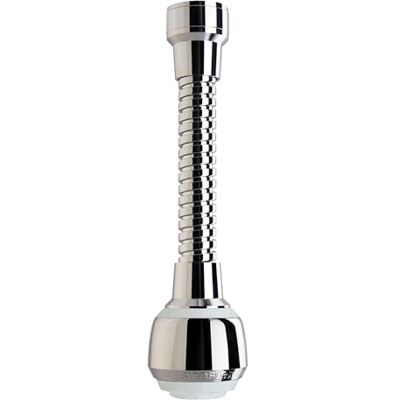 Siroflex 2510/1S Milady Flexible Aerator Tap Sprayer, Chrome/White Siroflex 2510/1S Milady Flexible Aerator Tap Sprayer, Chrome/White