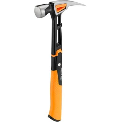 Fiskars Universal Hammer IsoCore XL for Driving Nails, Length: 39 cm Fiskars Universal Hammer IsoCore XL for Driving Nails, Length: 39 cm