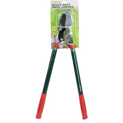 DEKTON Heavy Duty Anvil Lopper, High-Performance Garden Pruning Tool with Sharp Anvil Blade Long Handles for Maximum Leverage Ideal for Cutting Thick Branches Ergonomic Design for Comfort DEKTON Heavy Duty Anvil Lopper, High-Performance Garden Pruning Tool with Sharp Anvil Blade Long Handles for Maximum Leverage Ideal for Cutting Thick Branches Ergonomic Design for Comfort