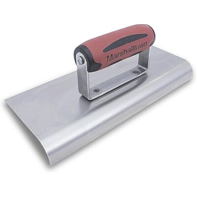 Marshalltown Straight Concrete Edger, 10 x 4 Stainless Steel Blade, 1 Inch Lip x 3/4 Radius, Made in The USA, 194SSD Marshalltown Straight Concrete Edger, 10 x 4 Stainless Steel Blade, 1 Inch Lip x 3/4 Radius, Made in The USA, 194SSD
