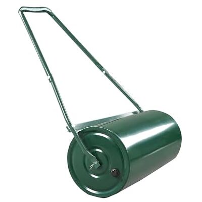 GarveeHome Lawn Roller 50 cm, 40 L Sand/Water Filling, Robust Steel Material, Bottom Roller with Ergonomic U-Handle for Comfortable Sliding and Pulling, for Garden, Farm, Park and Green GarveeHome Lawn Roller 50 cm, 40 L Sand/Water Filling, Robust Steel Material, Bottom Roller with Ergonomic U-Handle for Comfortable Sliding and Pulling, for Garden, Farm, Park and Green