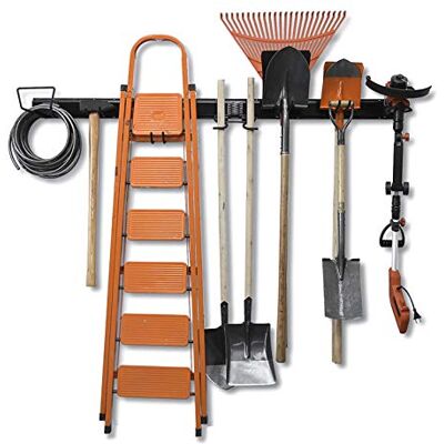 Wallmaster 15 PCS Tool Storage Rack, Garage Storage Wall Mount Organizer Garden Tool Heavy Duty Racks Broom Holder Hooks Hangers Max 420lb for Rake Shovel Lawn Garden Wallmaster 15 PCS Tool Storage Rack, Garage Storage Wall Mount Organizer Garden Tool Heavy Duty Racks Broom Holder Hooks Hangers Max 420lb for Rake Shovel Lawn Garden
