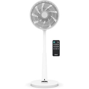 Duux Whisper 2 Standing Fan with Remote Control, 26 Cooling Speeds, Height Adjustable, Multi-direction Oscilation, Quiet Fan with Night Mode and Timer, White Duux Whisper 2 Standing Fan with Remote Control, 26 Cooling Speeds, Height Adjustable, Multi-direction Oscilation, Quiet Fan with Night Mode and Timer, White