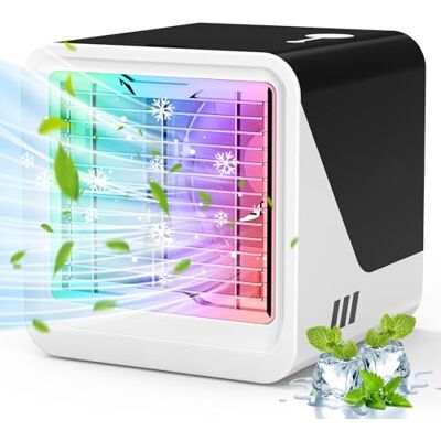 HomHou Portable Air Conditioner Fan, Evaporative Air Cooler & Mini Air Cooler HomHou Portable Air Conditioner Fan, Evaporative Air Cooler & Mini Air Cooler