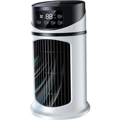 LINGMING Air Conditioners, Small Tower Fan Cooling Fan With 6 Speed Ac With 300ml Water Tank Evaporative Air Cooler 6h Timer Mini Air Conditioner For Office, Home, Room,Desk-Ling LINGMING Air Conditioners, Small Tower Fan Cooling Fan With 6 Speed Ac With 300ml Water Tank Evaporative Air Cooler 6h Timer Mini Air Conditioner For Office, Home, Room,Desk-Ling