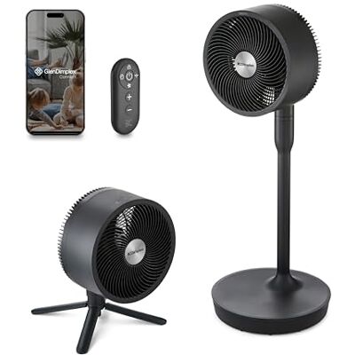 Dimplex DuoCool 2-in-1 Smart Rechargeable Pedestal & Desk Cooling Fan Dimplex DuoCool 2-in-1 Smart Rechargeable Pedestal & Desk Cooling Fan