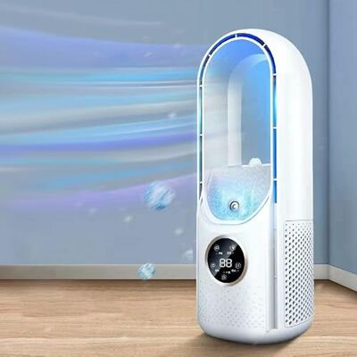 YSINOBEAR Blade-Free Silent Portable Air Conditioner,USB Personal Mini Air Conditioner with 6 Wind Speeds & 6 Timers Mini AC Unit Desktop Cooling Fan,Energy-Saving Evaporative Cooler for Home and Office (White) YSINOBEAR Blade-Free Silent Portable Air Conditioner,USB Personal Mini Air Conditioner with 6 Wind Speeds & 6 Timers Mini AC Unit Desktop Cooling Fan,Energy-Saving Evaporative Cooler for Home and Office (White)