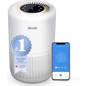 Levoit Smart HEPA Air Purifier for Bedroom Home 64m², Alexa & APP Control with Timer, Filter with Quiet Sleep Mode, Air Freshener, Remove Allergens for Dust Odour Pollen Smoke, Gift, Wifi, Core 200S Levoit Smart HEPA Air Purifier for Bedroom Home 64m², Alexa & APP Control with Timer, Filter with Quiet Sleep Mode, Air Freshener, Remove Allergens for Dust Odour Pollen Smoke, Gift, Wifi, Core 200S