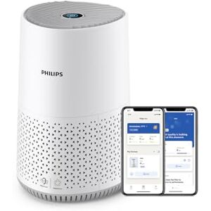 Philips Air Purifier 600 Series, Energy Efficient with Smart Sensor, For allergy sufferers, HEPA filter removes 99.97% of pollutants, Covers up to 44m2, App control, White (AC0651/10) Philips Air Purifier 600 Series, Energy Efficient with Smart Sensor, For allergy sufferers, HEPA filter removes 99.97% of pollutants, Covers up to 44m2, App control, White (AC0651/10)