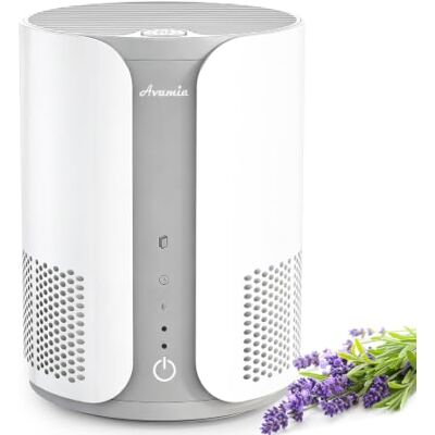 Velya Small Air Purifier for Bedroom and Pets, H13 HEPA Filter, White 22 dB quiet operation, aroma pad, 3 fan speeds, 4/8 hour timer, for desks and bedside tables Velya Small Air Purifier for Bedroom and Pets, H13 HEPA Filter, White 22 dB quiet operation, aroma pad, 3 fan speeds, 4/8 hour timer, for desks and bedside tables