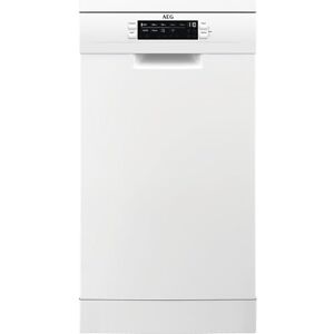 AEG 6000 FFB62417ZW Freestanding Slimline Dishwasher, 45cm, SatelliteClean Spray Arm, AirDry Technology, ExtraHygiene Function, QuickLift Basket, 9 Place Settings, White AEG 6000 FFB62417ZW Freestanding Slimline Dishwasher, 45cm, SatelliteClean Spray Arm, AirDry Technology, ExtraHygiene Function, QuickLift Basket, 9 Place Settings, White