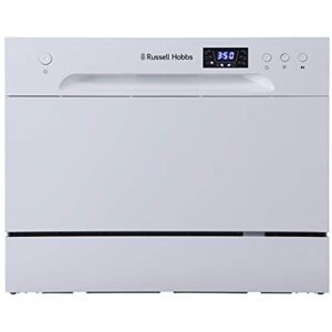 Russell Hobbs RHTTDW6W Freestanding Compact Dishwasher, Eco mode, 6 place_settings, White, Noise level : decibels 52 Russell Hobbs RHTTDW6W Freestanding Compact Dishwasher, Eco mode, 6 place_settings, White, Noise level : decibels 52