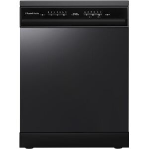Russell Hobbs Freestanding Dishwasher, Class C, 14 Place Settings, 8 Wash Programs, 24-Hour Delay Start, Auto Door Open, Height Adjustable Basket and Flexible Cutlery Tray in Black, RH60DW10C1B Russell Hobbs Freestanding Dishwasher, Class C, 14 Place Settings, 8 Wash Programs, 24-Hour Delay Start, Auto Door Open, Height Adjustable Basket and Flexible Cutlery Tray in Black, RH60DW10C1B