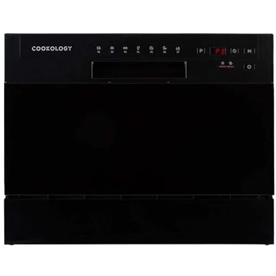 Cookology 6.5L Mini Countertop Dishwasher 6 Place Settings Black 6.5L Capacity Compact Design 6 Washing Settings 7 Wash Cycles ECO Friendly Mode Ideal for Small Families Cookology 6.5L Mini Countertop Dishwasher 6 Place Settings Black 6.5L Capacity Compact Design 6 Washing Settings 7 Wash Cycles ECO Friendly Mode Ideal for Small Families
