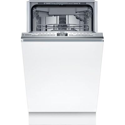 Bosch Series 4 SPV4EMX17G Fully Integrated Slimline Dishwasher, 45cm Efficient Dry, 6 programmes, Vario Flex baskets, Vario Drawer, 5 options, Time Light, 44dB, 8.7L, 10 place settings Bosch Series 4 SPV4EMX17G Fully Integrated Slimline Dishwasher, 45cm Efficient Dry, 6 programmes, Vario Flex baskets, Vario Drawer, 5 options, Time Light, 44dB, 8.7L, 10 place settings