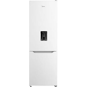 Midea MDRB424FGD01W 188cm Freestanding Fridge Freezer, 308L Capacity (222L Fridge + 86L Freezer), Total No Frost, Non-Plumbed Water Dispenser, Inverter Compressor, 59.5W x 63D x 188H cm White Midea MDRB424FGD01W 188cm Freestanding Fridge Freezer, 308L Capacity (222L Fridge + 86L Freezer), Total No Frost, Non-Plumbed Water Dispenser, Inverter Compressor, 59.5W x 63D x 188H cm White