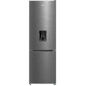 Midea MDRB424FGD46W 188cm 60/40 Freestanding Fridge Freezer, 308L Total Capaticy (222L Fridge + 86L Freezer), No Frost, Non-plumbed Water Dispenser, 59.5W x 63D x 188H cm Stainless Steel Midea MDRB424FGD46W 188cm 60/40 Freestanding Fridge Freezer, 308L Total Capaticy (222L Fridge + 86L Freezer), No Frost, Non-plumbed Water Dispenser, 59.5W x 63D x 188H cm Stainless Steel