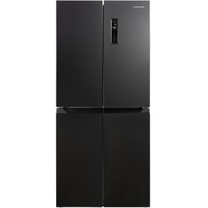 Russell Hobbs Freestanding 4 Door American Fridge Freezer 421 Litre in Black Steel, Total No Frost, 271L Fridge & 150L Freezer, with LED Display, RH180A4FF802E1BS Russell Hobbs Freestanding 4 Door American Fridge Freezer 421 Litre in Black Steel, Total No Frost, 271L Fridge & 150L Freezer, with LED Display, RH180A4FF802E1BS