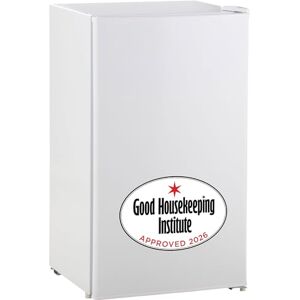 HOMCOM Under Counter Fridge, 91L Small Fridge with Chiller Box, Removable Shelf, Reversible Door, Adjustable Legs, Mini Refrigerator, Good Housekeeping Institute Approved, White HOMCOM Under Counter Fridge, 91L Small Fridge with Chiller Box, Removable Shelf, Reversible Door, Adjustable Legs, Mini Refrigerator, Good Housekeeping Institute Approved, White