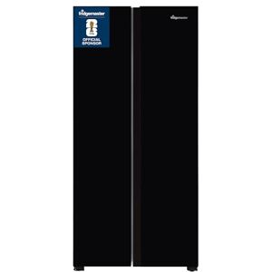 Fridgemaster MS83431EB Freestanding Slim American Side by side Door Fridge Freezer 445L, Total No Frost, Inverter compressor, Black, 83.6Wx178.0Hx63.6D cm, 38dB low noise, Energy Rating E Fridgemaster MS83431EB Freestanding Slim American Side by side Door Fridge Freezer 445L, Total No Frost, Inverter compressor, Black, 83.6Wx178.0Hx63.6D cm, 38dB low noise, Energy Rating E