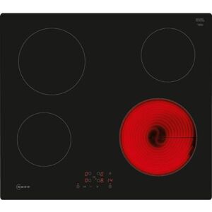 Neff N50 T16NBE1L Electric Hob, 60cm wide, 4 burners, Touch Control, Black, Integrated Neff N50 T16NBE1L Electric Hob, 60cm wide, 4 burners, Touch Control, Black, Integrated