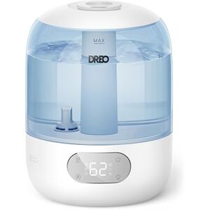 Dreo Humidifier for Bedroom with Sensor, 26dB Quiet Cool Mist Ultrasonic Humidifiers for Home, 360° Nozzle, 30H Runtime, Ambient Light Indicator, Essential Oil Diffuser, Room, Plants, Nursery, Blue Dreo Humidifier for Bedroom with Sensor, 26dB Quiet Cool Mist Ultrasonic Humidifiers for Home, 360° Nozzle, 30H Runtime, Ambient Light Indicator, Essential Oil Diffuser, Room, Plants, Nursery, Blue