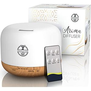 Deer & Oak 500ml Aromatherapy Diffuser Humidifier Essential Oil Diffusers For Home Air Humidifiers 7 LED Light Colours Remote Control Timer & Auto Empty Shutdown Aroma Air Diffuser Deer & Oak 500ml Aromatherapy Diffuser Humidifier Essential Oil Diffusers For Home Air Humidifiers 7 LED Light Colours Remote Control Timer & Auto Empty Shutdown Aroma Air Diffuser