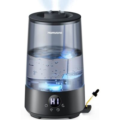 Homvana Cool Mist Humidifier for Bedroom, Baby, Home, Car (3.6L, Black) 23dB Quiet, 360° Rotatable, 36H Runtime, BPA Free, Top Fill, Easy Clean, 7 Color Night Light, Oil Diffuser for Aromatherapy Homvana Cool Mist Humidifier for Bedroom, Baby, Home, Car (3.6L, Black) 23dB Quiet, 360° Rotatable, 36H Runtime, BPA Free, Top Fill, Easy Clean, 7 Color Night Light, Oil Diffuser for Aromatherapy