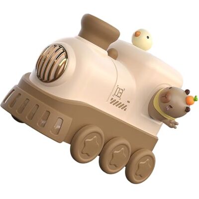 MLOEVF Portable Desk Humidifier Train Shape with Colorful, Brown Portable Train Shape for Dry Skin and Reduction Features, Quiet Nighttime Bedroom Operations MLOEVF Portable Desk Humidifier Train Shape with Colorful, Brown Portable Train Shape for Dry Skin and Reduction Features, Quiet Nighttime Bedroom Operations