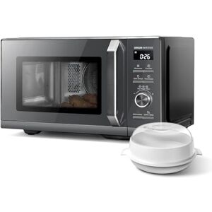 Toshiba 26L Air Fry Auto Menu Combo 6-in-1 900W Microwave Oven With Steamer in Morandi Grey, Inverter, Chef defrost, Convection, Combi., Steam, Grill, 10 power levels, 10 Auto Menus, MW3-AC26SFI(MG) Toshiba 26L Air Fry Auto Menu Combo 6-in-1 900W Microwave Oven With Steamer in Morandi Grey, Inverter, Chef defrost, Convection, Combi., Steam, Grill, 10 power levels, 10 Auto Menus, MW3-AC26SFI(MG)