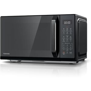 Toshiba Black Mirror Microwave 900w 23L Microwave Oven with Digital Display, Solo, Auto Defrost, One-touch Express Cook with 11 Power Levels, 7 Auto Menus, Perfect for 10'' pizza, MW3-EM23PF(MB) Toshiba Black Mirror Microwave 900w 23L Microwave Oven with Digital Display, Solo, Auto Defrost, One-touch Express Cook with 11 Power Levels, 7 Auto Menus, Perfect for 10'' pizza, MW3-EM23PF(MB)