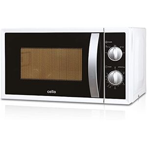Cello 800 Watt 20L Microwave Oven, 5 Heating levels, Auto Timer, Manual Control, Defrost Function & Child Safety Lock, Basic White Microwave 800W, Microwave 20Litre Capacity Oven MM820CXN Cello 800 Watt 20L Microwave Oven, 5 Heating levels, Auto Timer, Manual Control, Defrost Function & Child Safety Lock, Basic White Microwave 800W, Microwave 20Litre Capacity Oven MM820CXN