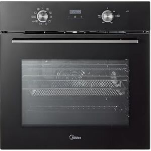 Midea 71L, 60cm Wide, Single Electric Built-in Fan Oven with Air Fry, 12 Oven Functions, Aqua Clean, LED Display, Convection, ECO, MultiLevel Cooking, Color Black MBO65M90D2-BK Midea 71L, 60cm Wide, Single Electric Built-in Fan Oven with Air Fry, 12 Oven Functions, Aqua Clean, LED Display, Convection, ECO, MultiLevel Cooking, Color Black MBO65M90D2-BK