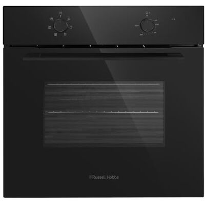 Russell Hobbs Built-in Multifunctional Electric Fan-Assisted Oven 70L in Black with 10 Functions, Double-Glazed Door, A Energy Rating, Grill Function, LED Clock & Timer, Easy-Clean Interior, RHEO7011B Russell Hobbs Built-in Multifunctional Electric Fan-Assisted Oven 70L in Black with 10 Functions, Double-Glazed Door, A Energy Rating, Grill Function, LED Clock & Timer, Easy-Clean Interior, RHEO7011B