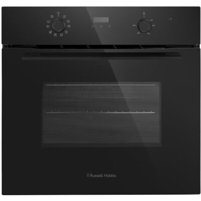 Russell Hobbs Built-in Multifunctional Electric Fan-Assisted Oven 70L in Black with 10 Functions, Double-Glazed Door, A Energy Rating, Grill Function, LED Clock & Timer, Easy-Clean Interior, RHEO7011B Russell Hobbs Built-in Multifunctional Electric Fan-Assisted Oven 70L in Black with 10 Functions, Double-Glazed Door, A Energy Rating, Grill Function, LED Clock & Timer, Easy-Clean Interior, RHEO7011B