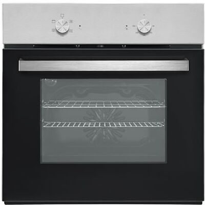 Teknix 55L, 60cm Wide, Single Electric Built-in Fan Oven and Grill in Stainless Steel, 5 Oven Functions, BITK263ESX Teknix 55L, 60cm Wide, Single Electric Built-in Fan Oven and Grill in Stainless Steel, 5 Oven Functions, BITK263ESX
