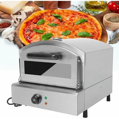 BTOIASYHF Electric Pizza Oven/A Countertop Gas, 12 Inch Commercial Pizza Oven, Adjustable Temperature, Oven Light And 60 Minute Timer, 110 V BTOIASYHF Electric Pizza Oven/A Countertop Gas, 12 Inch Commercial Pizza Oven, Adjustable Temperature, Oven Light And 60 Minute Timer, 110 V