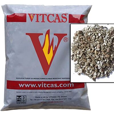 VITCAS Premium Vermiculite 100 Liter Loose Fill Insulation for Pizza Ovens – Superior Thermal Barrier for Optimal Heat Retention and Efficient, Even Cooking Performance in Wood-Fired and Gas Ovens VITCAS Premium Vermiculite 100 Liter Loose Fill Insulation for Pizza Ovens – Superior Thermal Barrier for Optimal Heat Retention and Efficient, Even Cooking Performance in Wood-Fired and Gas Ovens