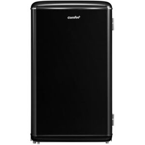 COMFEE' RCD93BL2UKRT(E) Under Counter Fridge, 93L Retro Freestanding Refrigerator with Cooler Box, Adjustable Thermostat, Removable Glass Shelves, Interior Light, Black COMFEE' RCD93BL2UKRT(E) Under Counter Fridge, 93L Retro Freestanding Refrigerator with Cooler Box, Adjustable Thermostat, Removable Glass Shelves, Interior Light, Black