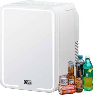 DongDongQiang Skincare Fridge With Dimmable LED Light Mirror, Makeup Mini Fridge for Bedroom,Car,Office&Dorm,Cooler&Warmer,Portable Small Refrigerator for Cosmetics,Skin Care and Food.8L&12L.White 12L DongDongQiang Skincare Fridge With Dimmable LED Light Mirror, Makeup Mini Fridge for Bedroom,Car,Office&Dorm,Cooler&Warmer,Portable Small Refrigerator for Cosmetics,Skin Care and Food.8L&12L.White 12L