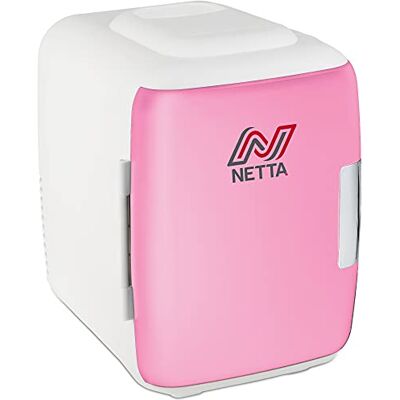 NETTA - 5L Mini Fridge - Pink - Mini Fridge NETTA - 5L Mini Fridge - Pink - Mini Fridge